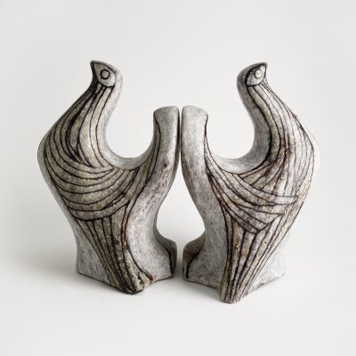 2 Ceramics bookends by Marcel Noverraz_0