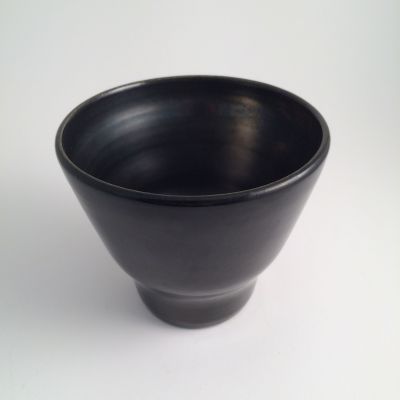 Black ceramic vase Accolay_0