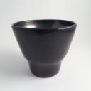 Black ceramic vase Accolay_1