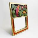 French ceramic mirror by Mithé Espelt, France circa 1970_2