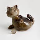 French ceramic vase pique-fleurs by Alexis Kostanda Vallauris_7