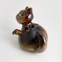 French ceramic vase pique-fleurs by Alexis Kostanda Vallauris_2