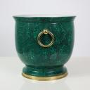 Italian Mangani ceramic planter like Fornasetti Firenze, 60s_4