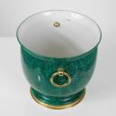 Italian Mangani ceramic planter like Fornasetti Firenze, 60s_1