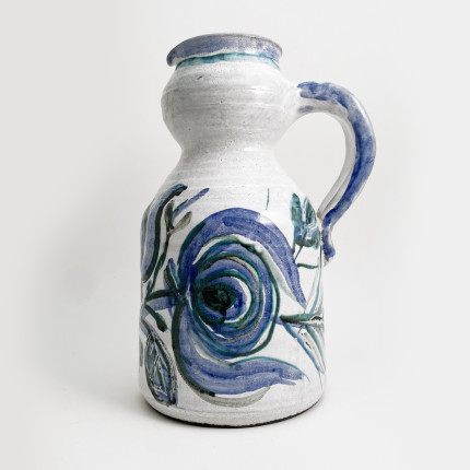 Large 50s / 60s ceramic jug by Boris Kassianof, Vallauris, France