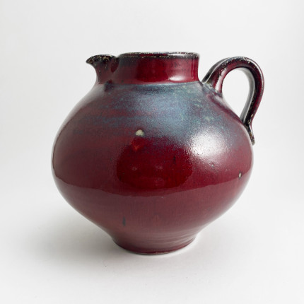 Large ceramic jug by Edouard Chappalaz, Duilliez, Switzerland