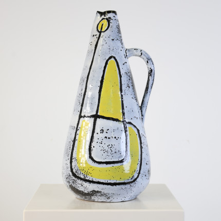 Large ceramic vase by Andr&eacute; Freymond