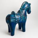 Large Rimini Blue horse by Aldo Londi for Bitossi_5