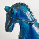 Large Rimini Blue horse by Aldo Londi for Bitossi_1