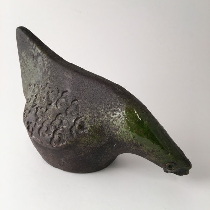 Rare vintage ceramic bird by Aldo Londi for Bitossi