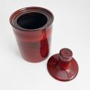 Red ceramic jar by Swiss artist André Freymond_2