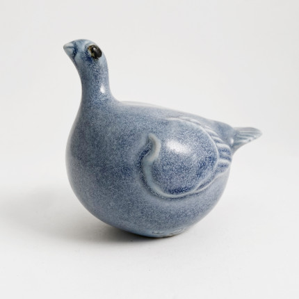 Small ceramic blue bird by Gösta Grähs for Rörstrand