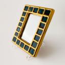 Small ceramic mirror by Francois Lembo, France_1