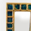 Small ceramic mirror by Francois Lembo, France_4