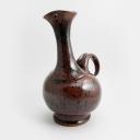 Signed swiss red / brown ceramic jug designed as a bird_7