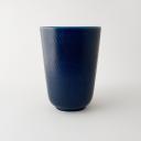 Blue ceramic vase Marselis by Nils Thorsson for Royal Copenhagen_6