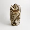 Vintage ceramic vase designed as an owl_1