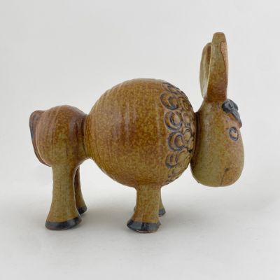 Vintage ceramic buffalo by Lisa Larson for Gustavsberg_0