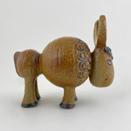 Vintage ceramic buffalo by Lisa Larson for Gustavsberg