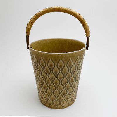 Vintage danish ceramic ice bucket by Jens Harald Quistgaard for Kronjyden Nissen_0