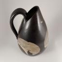 Vintage mid-century ceramic vase with buffalos_5