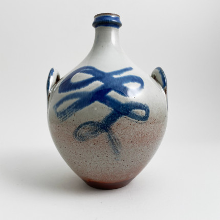 Vintage vase by Swiss ceramist Mario Mascarin