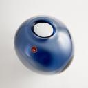 Large Per Lütken drop vase blue glass by Holmegaard_6