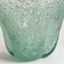 Art Deco green Daum vase with blown-in air bubbles_4