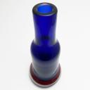 Blue and red sommerso vase by Seguso, Murano_1