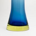 Blue Murano glass vase by Flavio Poli for Seguso_4