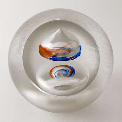 Glass sculpture by Goran Wärff for Kosta