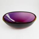Large sommerso bowl by Flavio Poli for Seguso, Murano_6
