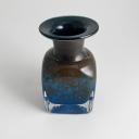 Small blue vase by Bertie Vallien for Kosta Boda_5