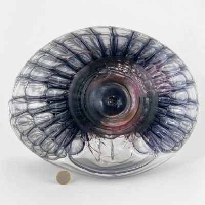 Vase glass sculpture Jörg Zimmermann, Germany_0