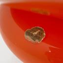 Italian mushroom designer red / orange murano glas lamp_6