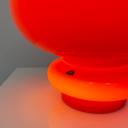 Italian mushroom designer red / orange murano glas lamp_7