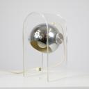 Lampe vintage Space Age plexiglass and metal_5