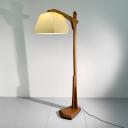 Wooden antroposophical floor lamp Dornach design_3