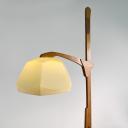Wooden antroposophical floor lamp Dornach design_4