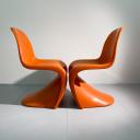 Set of 4 Verner Panton chairs, Hermann Miller, Fehlbaum 1973_6