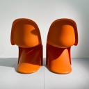Set of 4 Verner Panton chairs, Hermann Miller, Fehlbaum 1973_5
