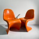 Set of 4 Verner Panton chairs, Hermann Miller, Fehlbaum 1973_7