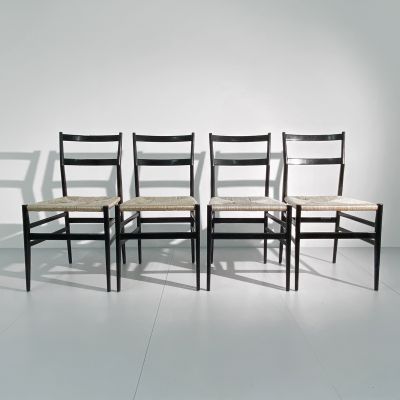 Five leggera chairs by Gio Ponti for Cassina_0