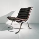 Leather easy chair "Ari" by Arne Norell, Sweden_1
