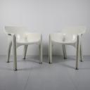 Pair of Gaudi chairs by Vico Magistretti for Artemide circa 1970_8