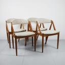 Set of 4 chairs by Kai Kristiansen model 31_11