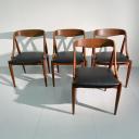 Set of 4 teak chairs by Johannes Andersen_8