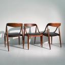 Set of 4 teak chairs by Johannes Andersen_3