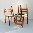 Set of 5 chairs Modell 84 von Niels O. Møller für JL Moller, Denmark_9