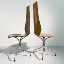 Suite of 5 Lyra dining chairs by Théo Haeberli_6